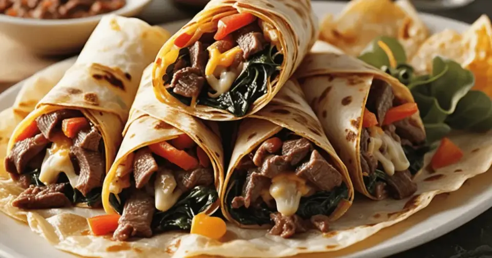 Nacho Cheese Beef Wrap