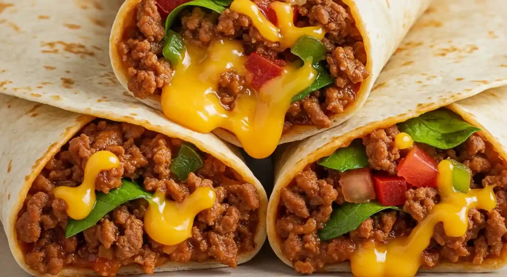 Nacho Cheese Beef Wrap