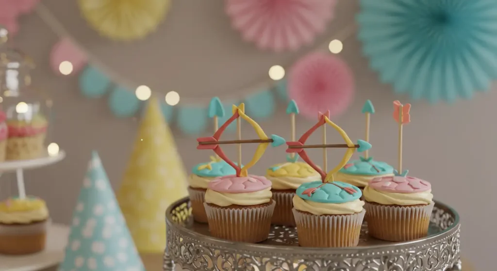 bow arrow cupcakes recipe