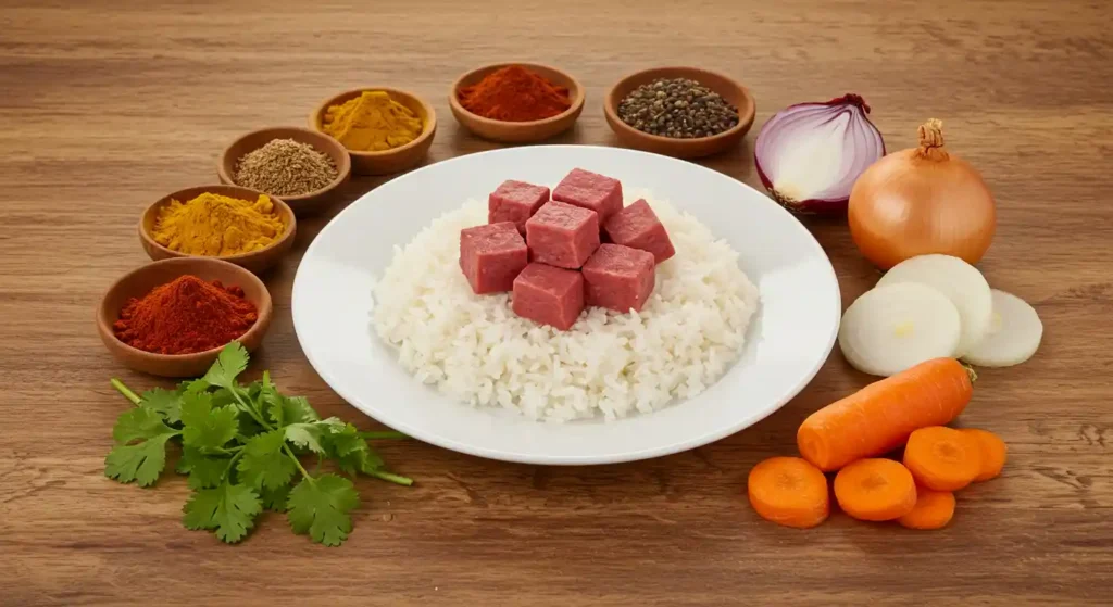 Ingredients for a delicious dish, possibly inspired by a Terra Massoud recipe.