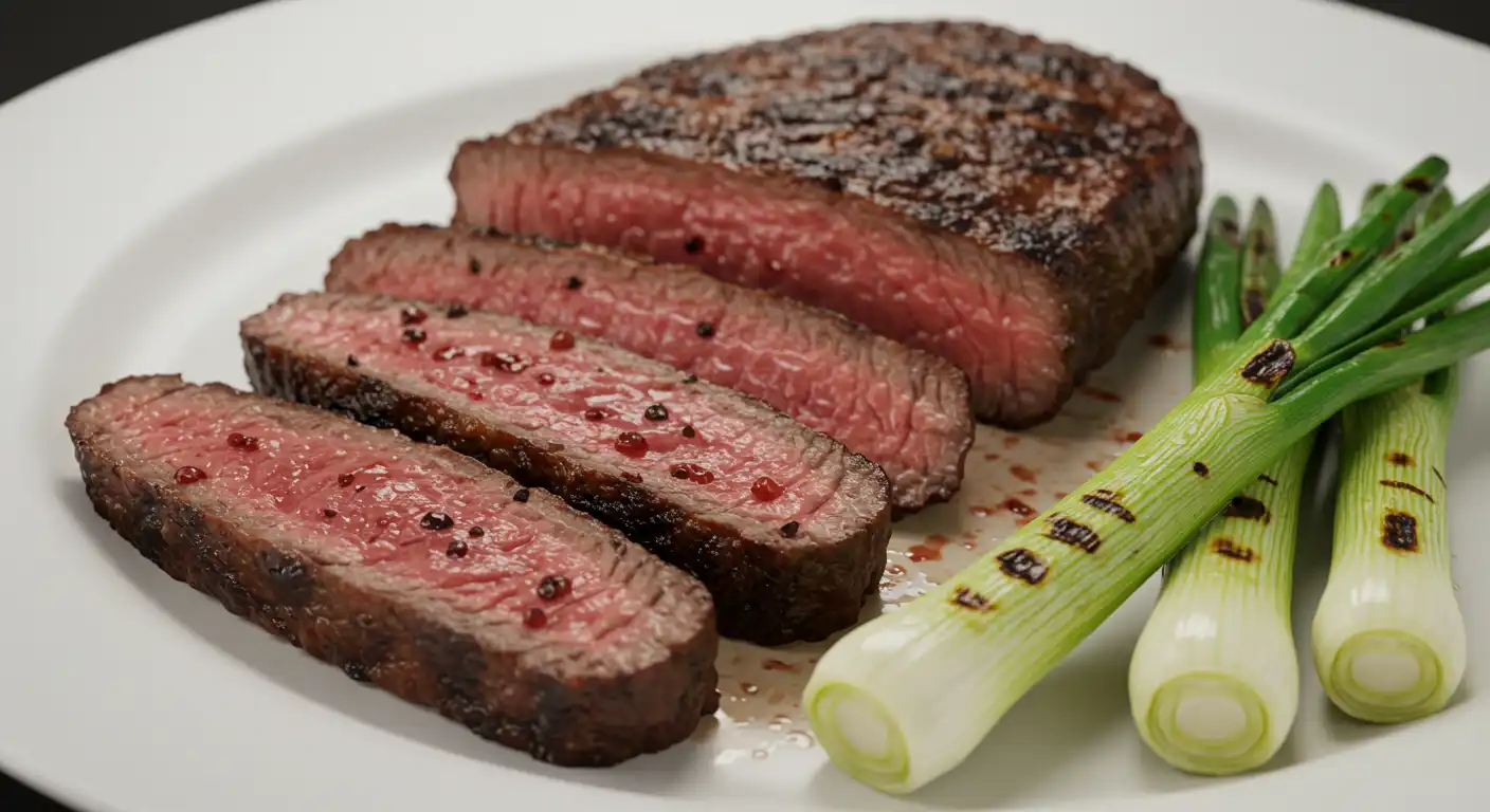 beef loin flat iron steak