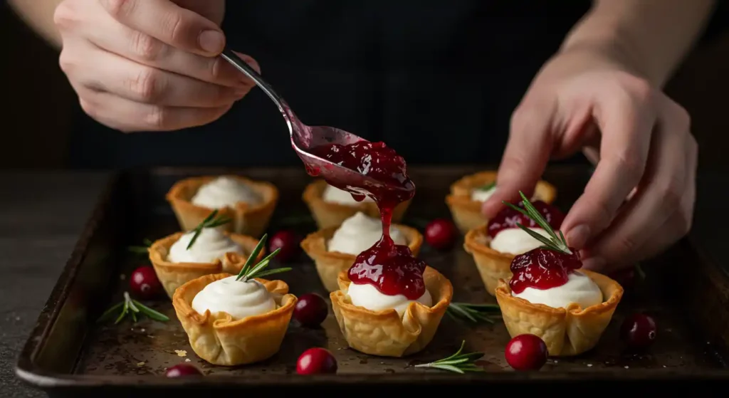 cranberry goat cheese bites