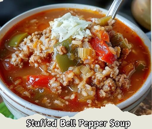 Stuffed Bell Pepper Soup