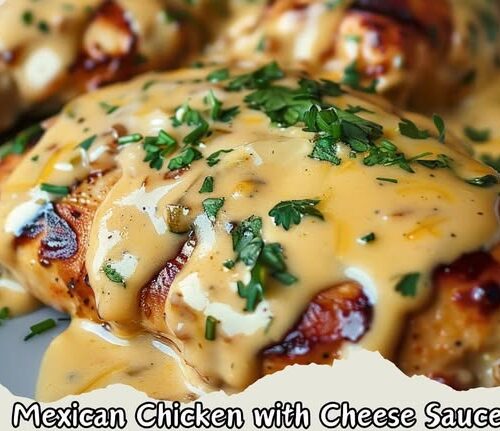 Mexican Chicken with Cheese Sauce