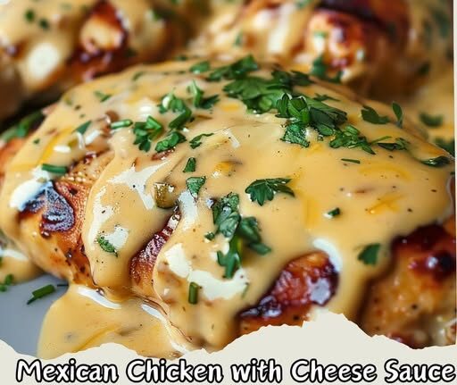 Mexican Chicken with Cheese Sauce