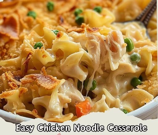 Easy Chicken Noodle Casserole