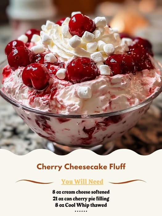 Cherry Cheesecake Fluff