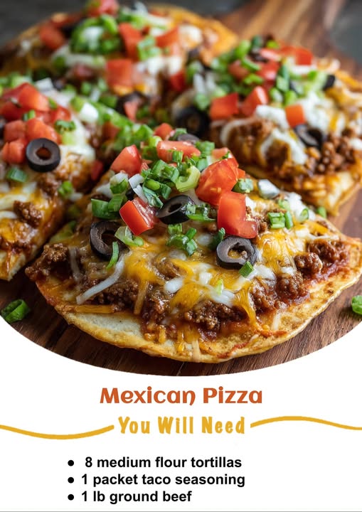 HOMEMADE MEXICAN PIZZA
