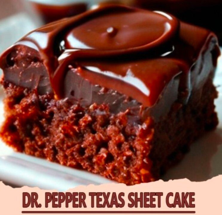 DR.Pepper Texas Sheet Cake