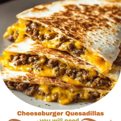 Cheeseburger Quesadillas