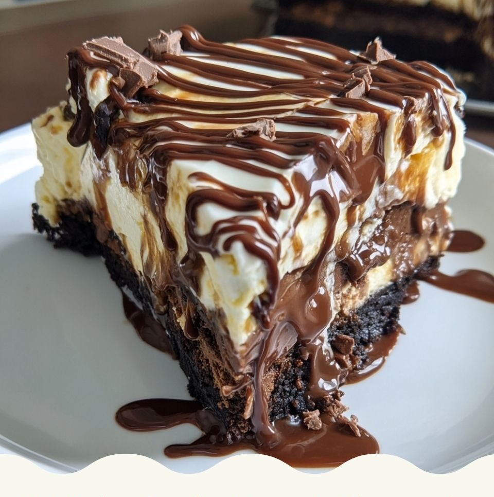 Hot Fudge Sundae Brownie Cheesecake