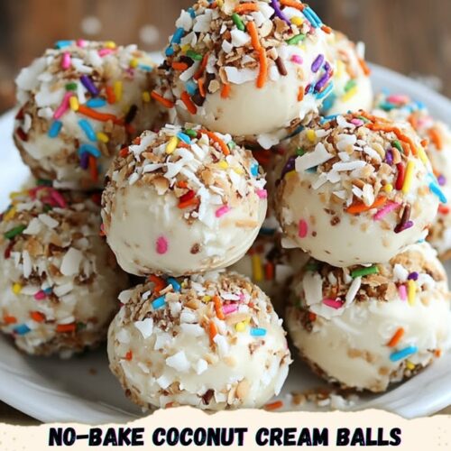 No-Bake Coconut Cream Balls