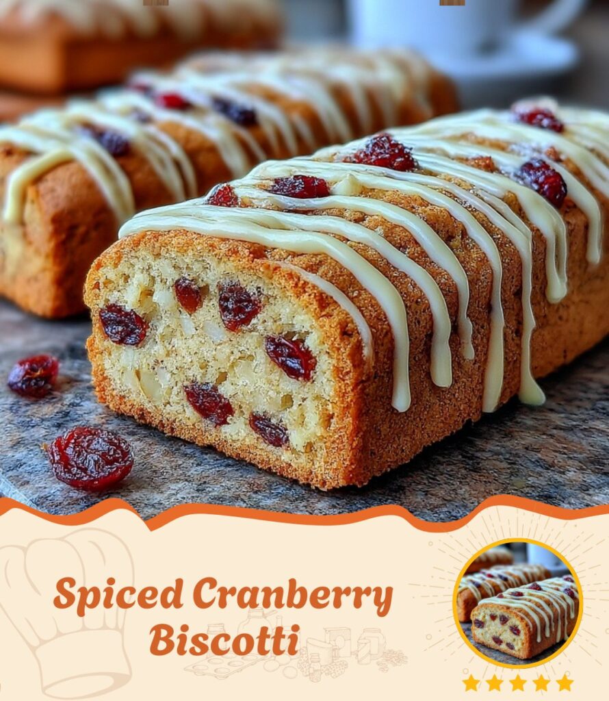 Spiced Cranberry Biscotti