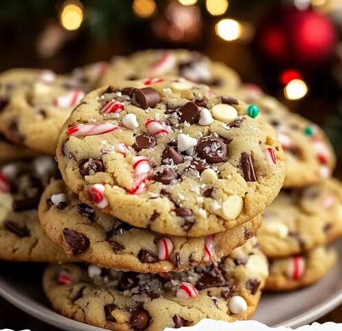 Winter Wonderland Chocolate Chip Christmas Cookies