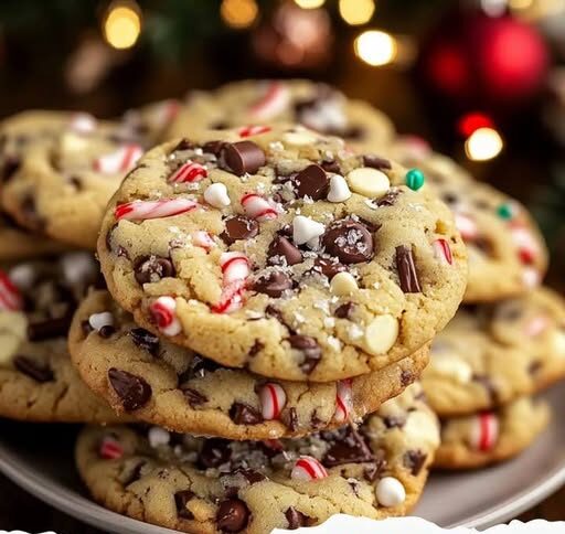 Winter Wonderland Chocolate Chip Christmas Cookies