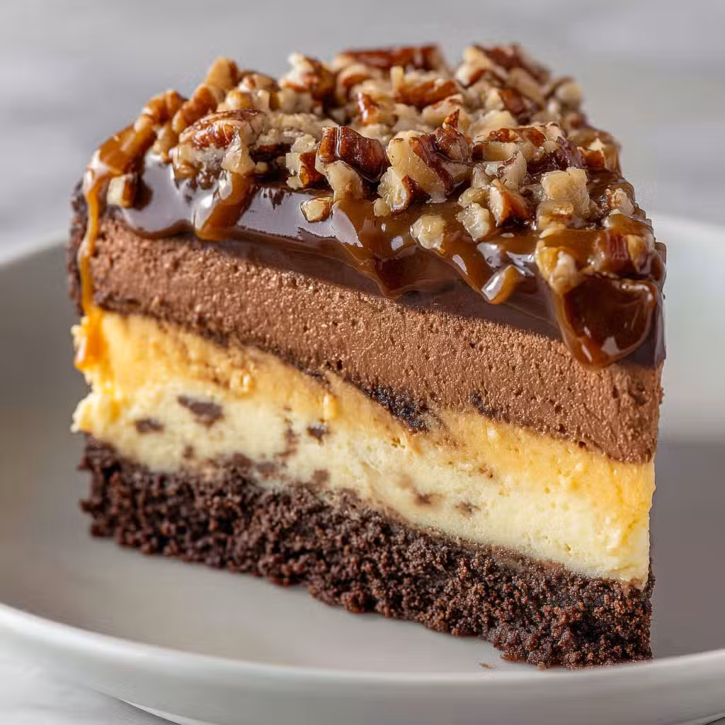 German Chocolate Cheesecake