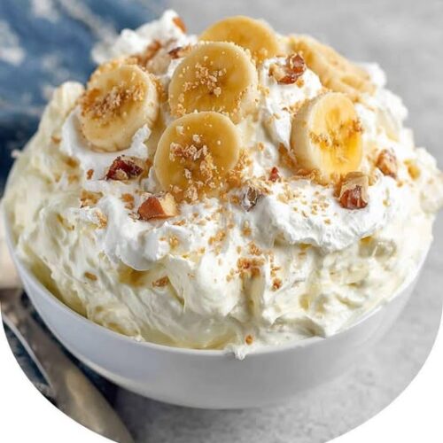 Banana Pudding Fluff Salad