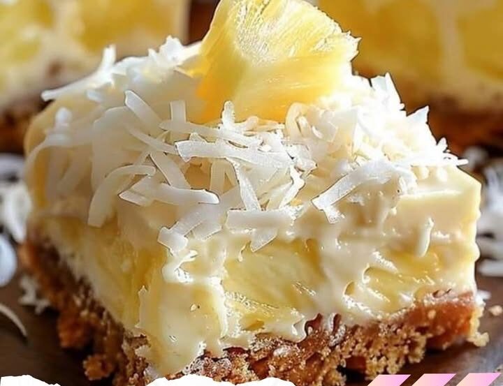 No-Bake Pineapple Coconut Bars