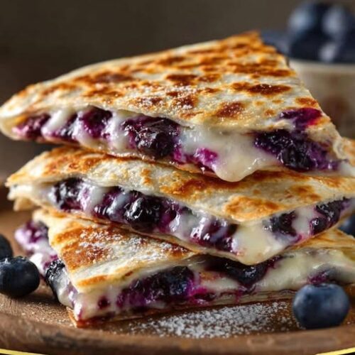 Blueberry Breakfast Quesadilla