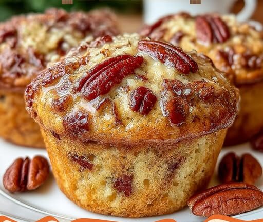 Orange Pecan Christmas Breakfast Muffins