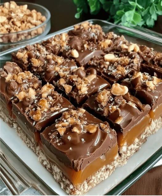 Homemade crunch bars