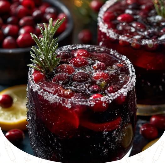 Midnight Frost Christmas Punch