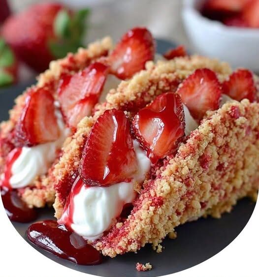 Strawberry Crunch Cheesecake Tacos