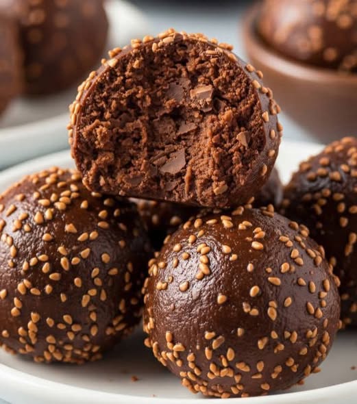 chocolate rum balls