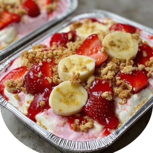 Strawberry Cheesecake Banana Pudding