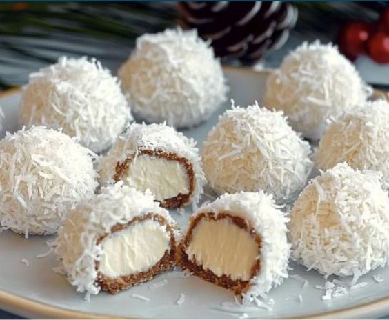 No-Bake Coconut Cream Balls