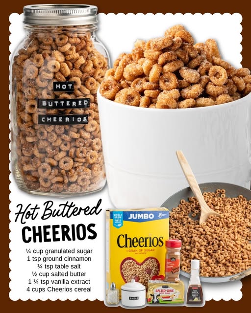 Hot Buttered Cheerios