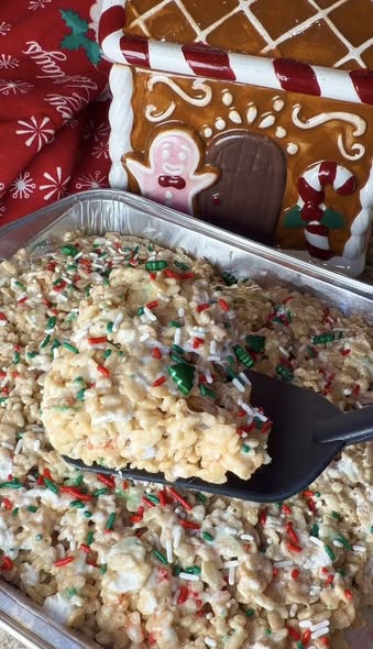 Sugar cookie Rice Krispie Treats