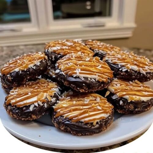 Homemade Samoas Girl Scout Cookies