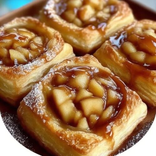 Caramel Apple Puff Pastries