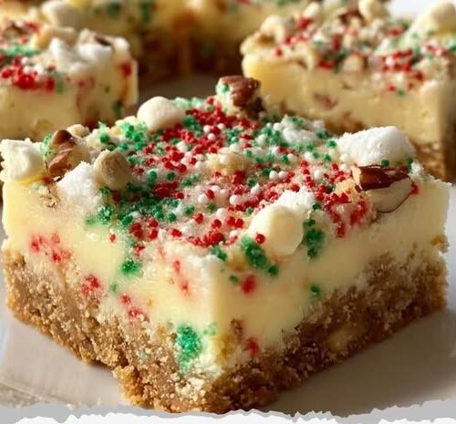 Santa’s No-Bake Sugar Cookie Bars