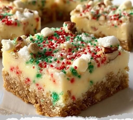 Santa’s No-Bake Sugar Cookie Bars