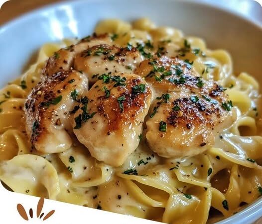 Chicken with Buttered Noodles