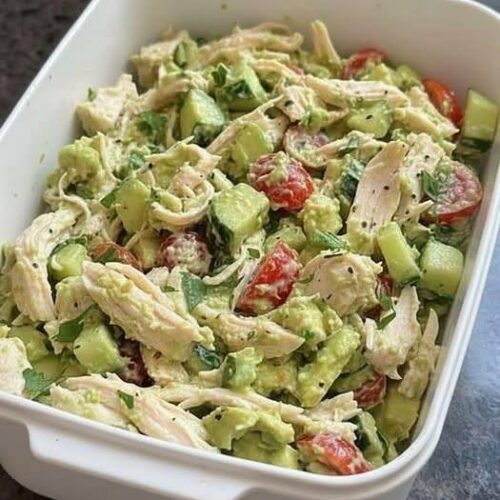 Keto Avocado Chicken Salad