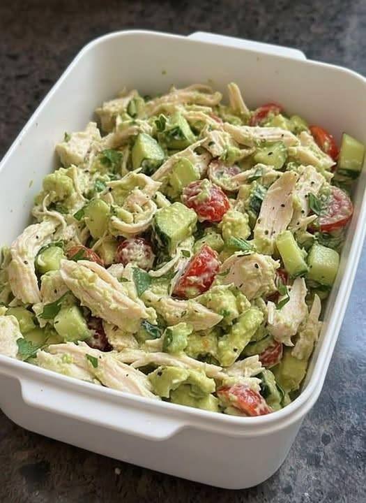 Keto Avocado Chicken Salad