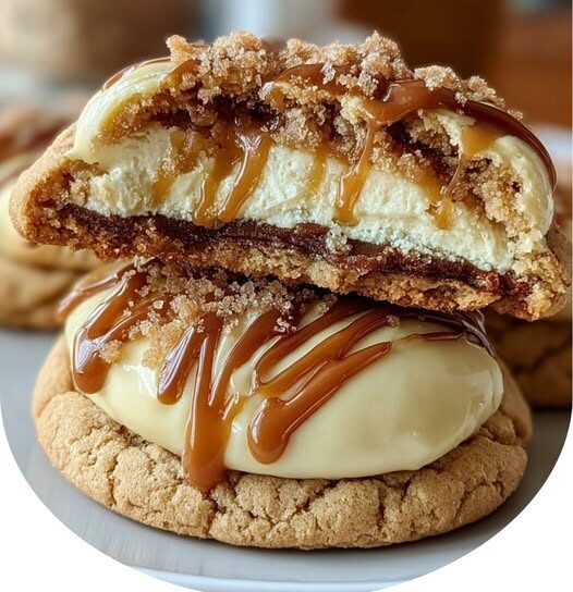 Caramel Cheesecake Cookies