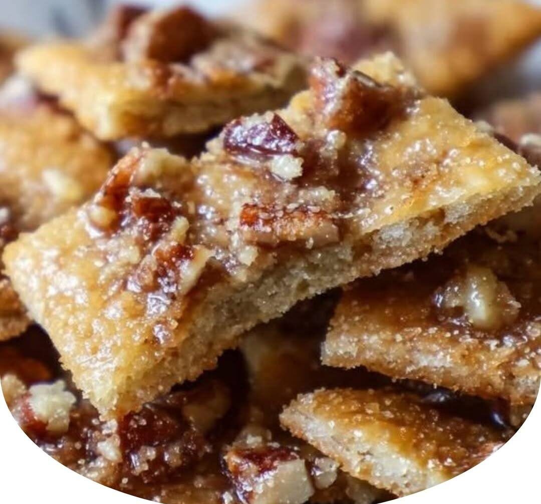 Pecan Toffee Club Crackers