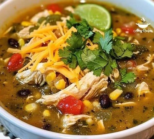 Crock Pot Green Enchilada Chicken Soup