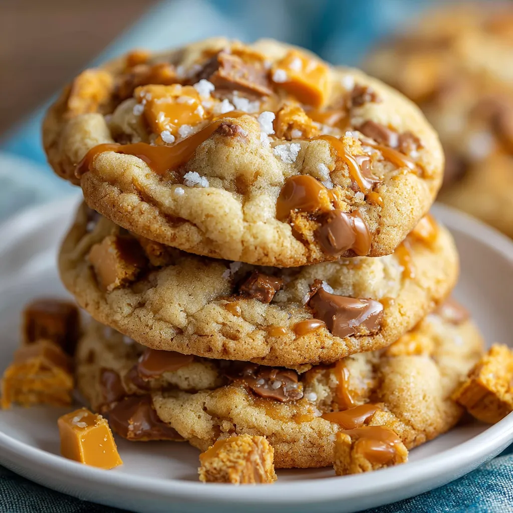 Butterfinger Caramel Crunch Cookies Recipe