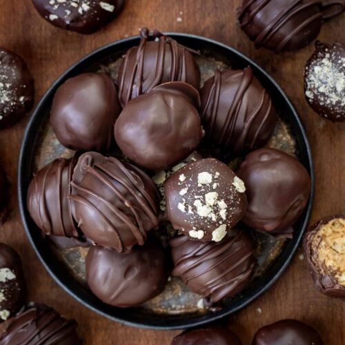 Peanut Butter Balls with Rice Krispies