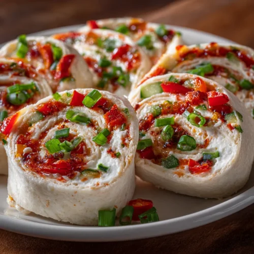 Pepper Jelly & Cream Cheese Pinwheels