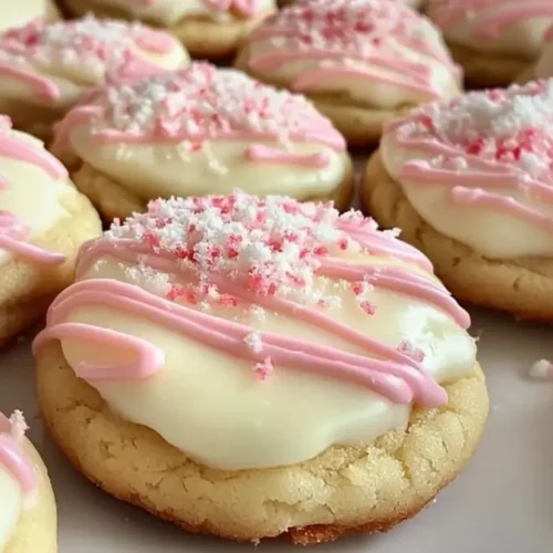 Peppermint Cheesecake Cookies